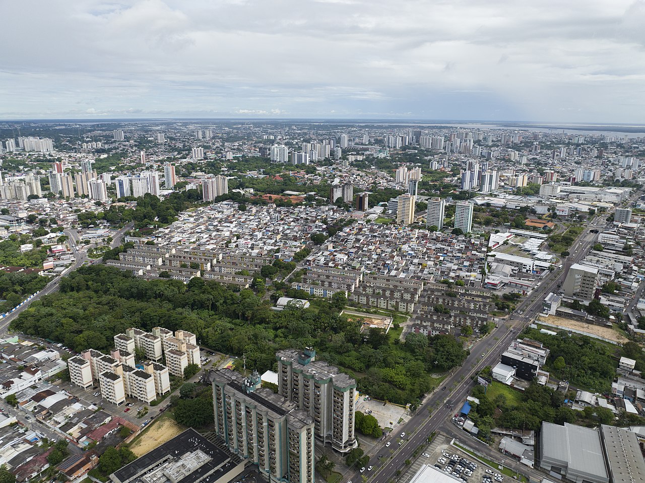 Vista aérea de Manaus
